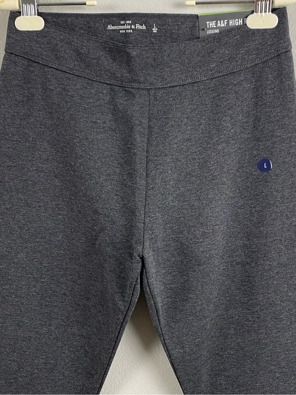 Abercrombie & Fitch The A&F High Rise Legging | Dark Gray Heather - Picture 3 of 16